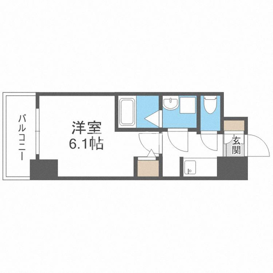 【間取り】 | S-RESIDENCE南堀江