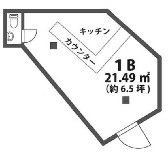 福島ビルの間取り