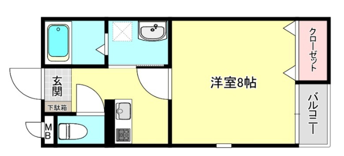 CSK汐見Ⅱの間取り