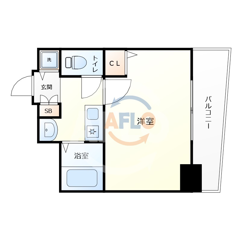 エスリード東梅田の間取り|エスリード東梅田　間取り
