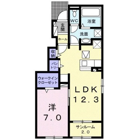ウエスト　パークの間取り