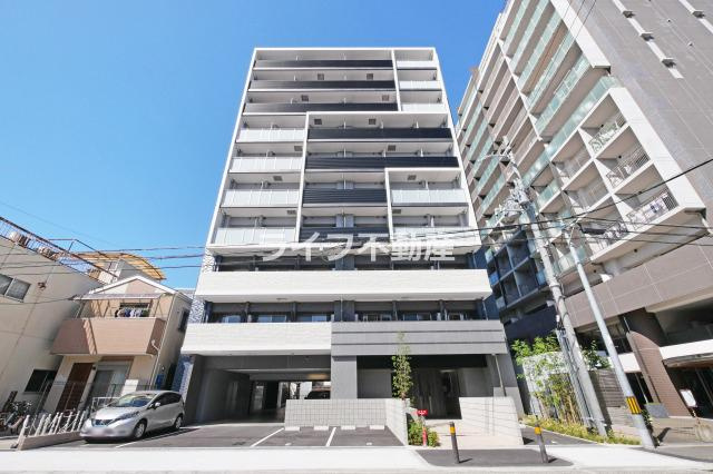プレサンスOSAKA東成中本ハーヴィルの外観|外観もきれいです