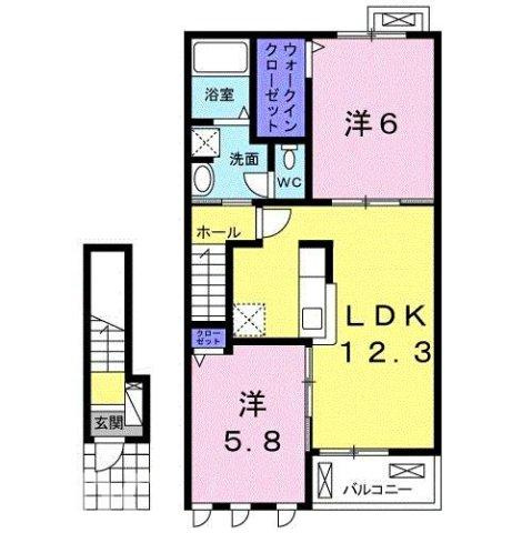 アウスレーゼ　Ⅱの間取り