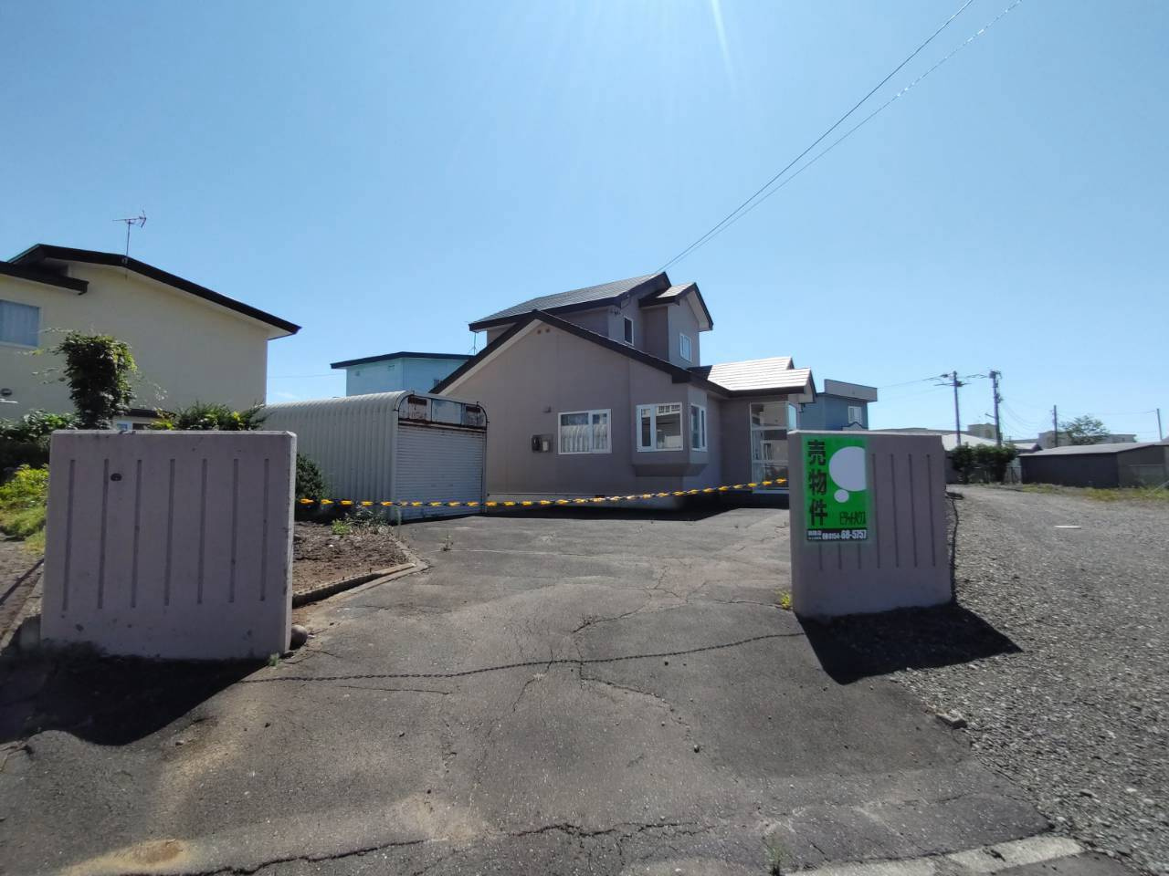 紫雲台　中古住宅の外観