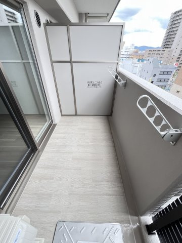 大阪市城東区今福東２丁目の賃貸マンションのバルコニー