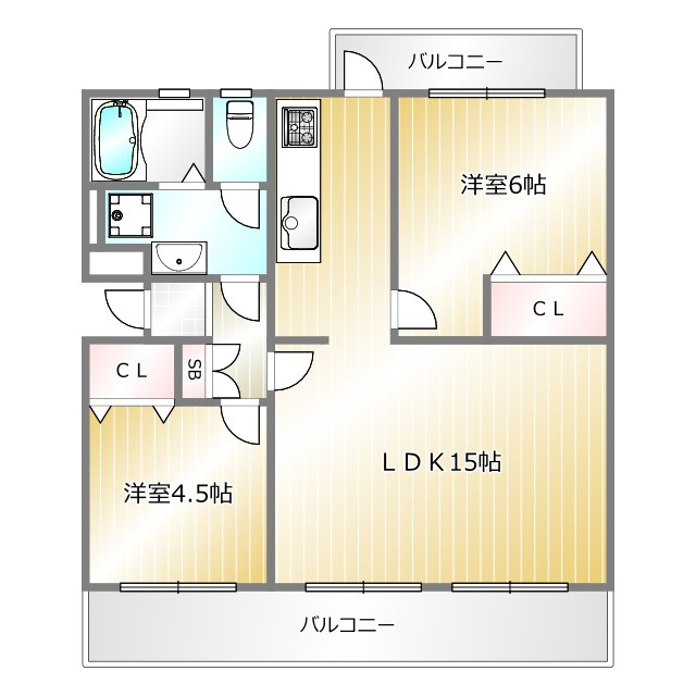 下大利団地26棟