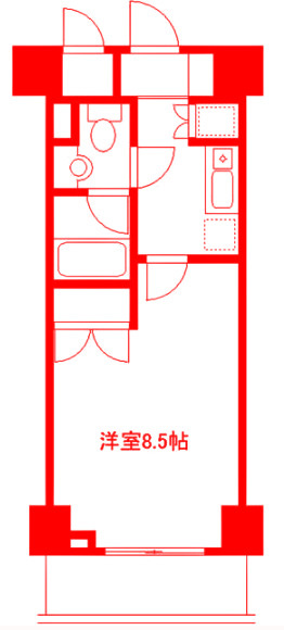KDXレジデンス湘南台の間取り