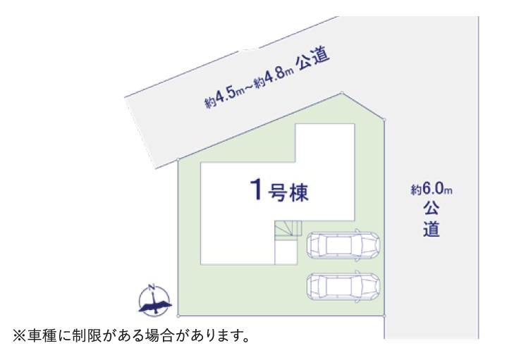 牛久市南22期　新築戸建の区画図