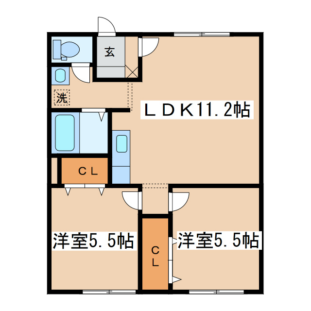 エーコー桜ヶ岡の間取り