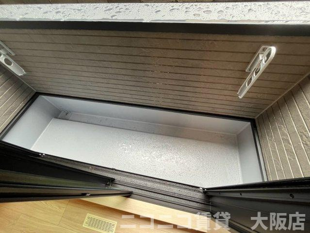 京都市伏見区深草南蓮池町のアパートのバルコニー|同タイプイメージ写真のため現況を優先いたします。