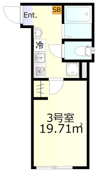 【間取り】 | シュテルン蒲田