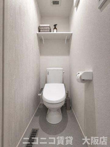 大阪市生野区田島６丁目のアパートのトイレ|CG画像です。家具家電付きではありません