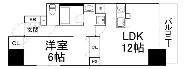 【間取り】 | レジュールアッシュ谷町四丁目グランクラス