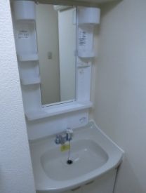 マンション白陽の独立洗面台|独立洗面化粧台付き