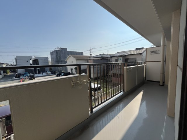 サンライズ津福のバルコニー