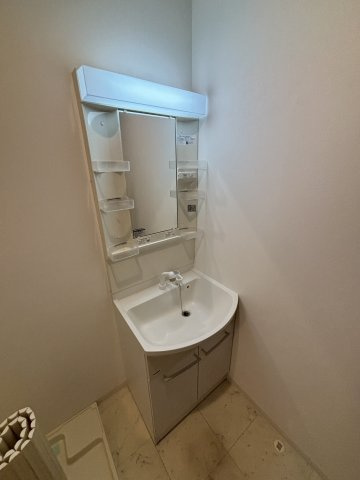 プレジール東難波の洗面所