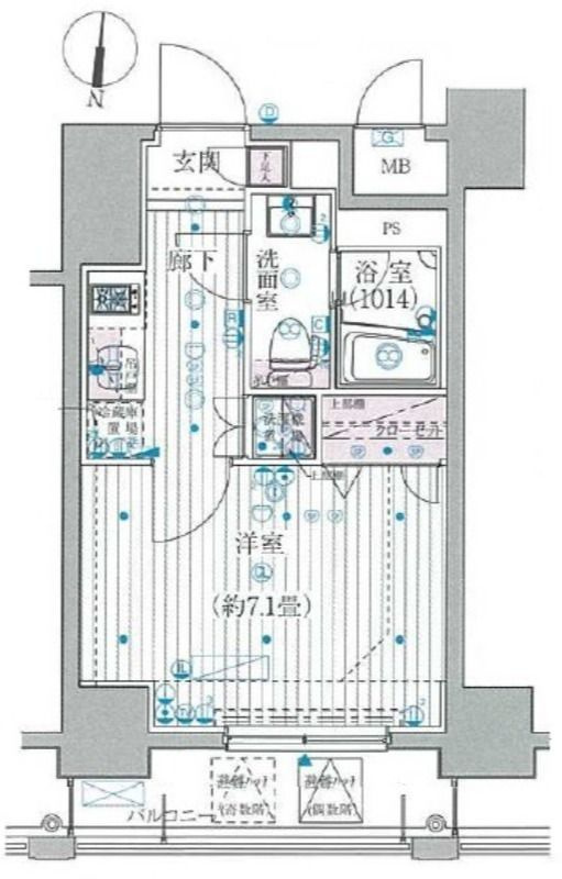 プレール・ドゥーク東京EASTⅢの間取り