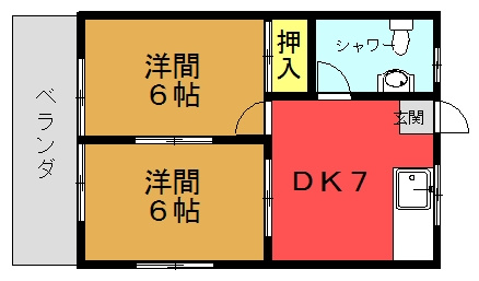 メゾンナカエの間取り