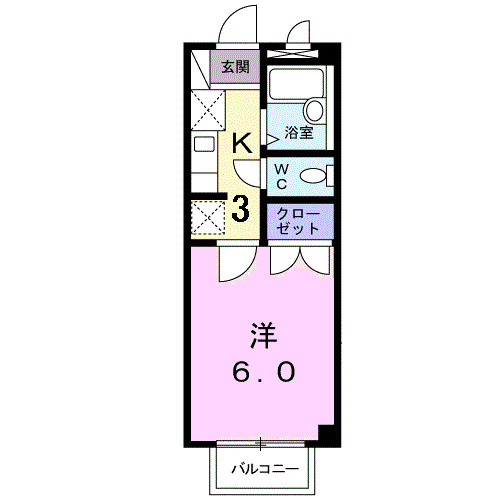 アヴィニールＡの間取り