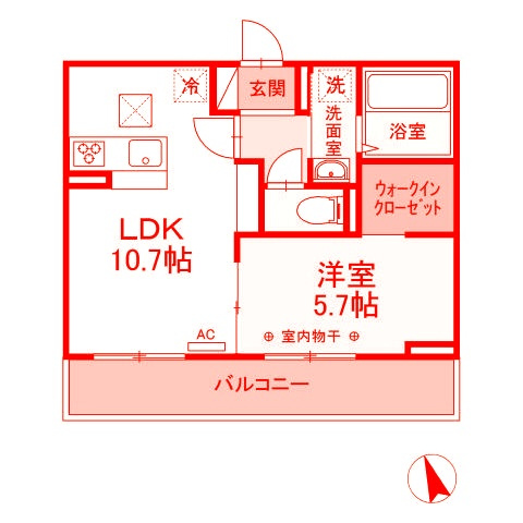 ウェルデンス戸塚　Aの間取り