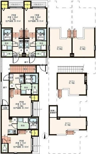 Calma本陣の間取り