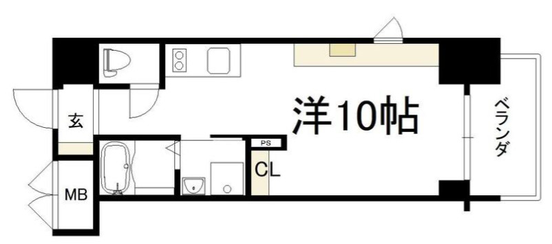 エイペックスみなとセントラルアベニューの間取り