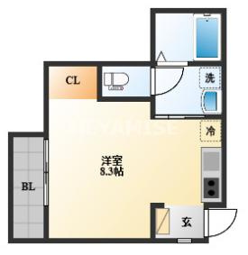 グランドシティ目覚の間取り