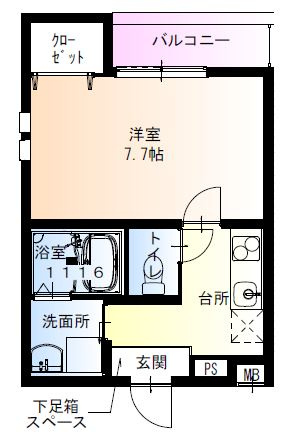 フジパレス柴島Ⅴ番館 の間取り
