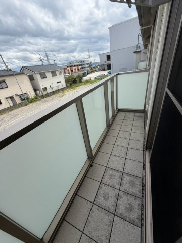 シャーメゾン鮎川のバルコニー