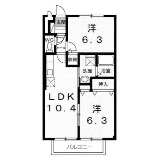 【間取り】 | コンフォート熊谷
