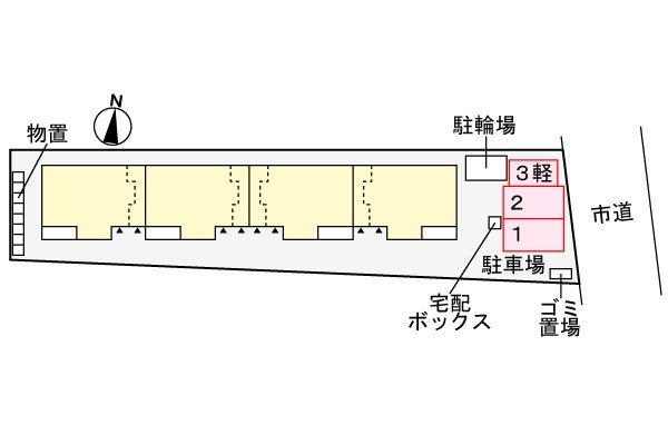 【駐車場】メゾン・リュヴィル