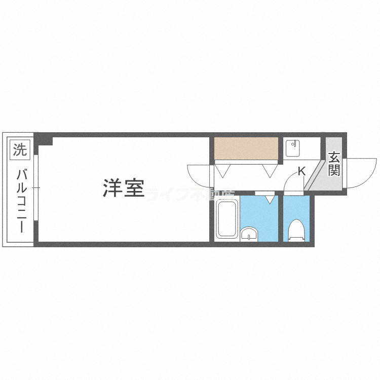 メゾンイシケンの間取り