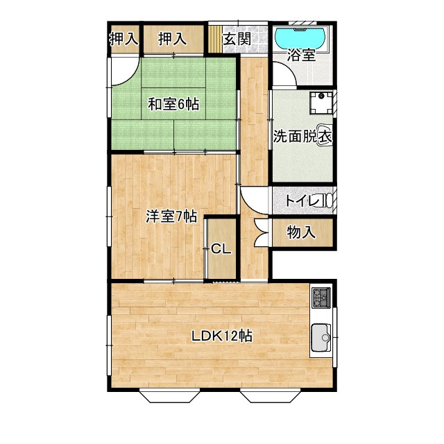 松木邸の間取り