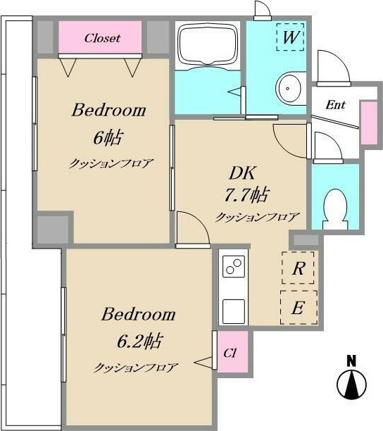 ドルフ新御徒町の間取り