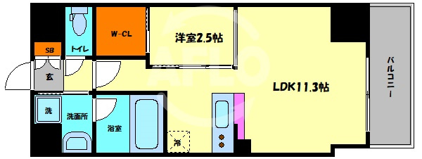 セレニテ堺筋本町リアンの間取り|セレニテ堺筋本町リアン　間取り