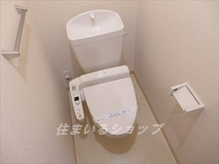 ウッド　ヴィラージュ　B棟のトイレ|シャワートイレ