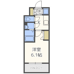 エスリード梅田グランノースの間取り|エスリード梅田グランノース　開放感ある間取り