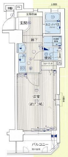 プレサンス東本町の間取り