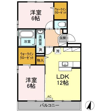 コリーナ･アルディアの間取り