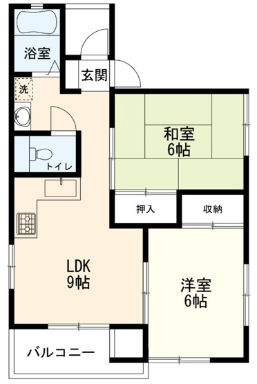 【間取り】 | ベルオーク永田東