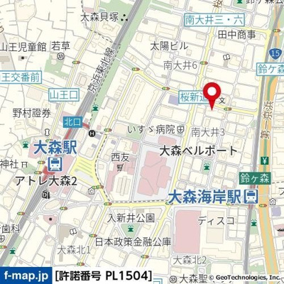 【地図】 | リファイズ品川南