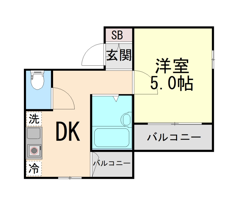 アメニティ東神戸の間取り