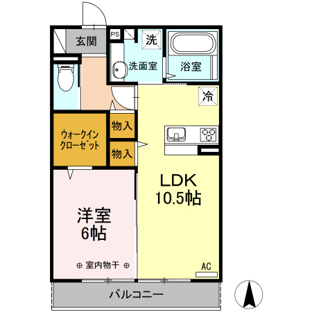ディアコート・フジの間取り