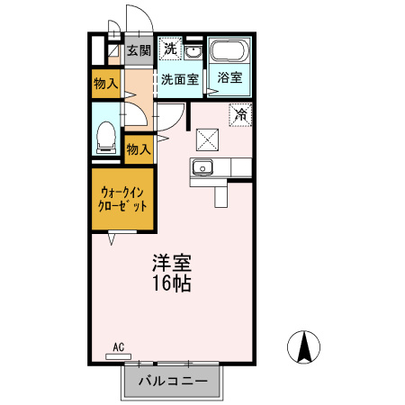 ヴィヴレ北金田の間取り