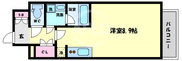 アーバネックス大阪城WESTの間取り|アーバネックス大阪城WEST　間取り