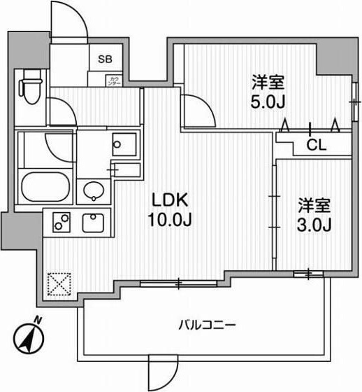 ・ラヴィエール三ノ輪の間取り