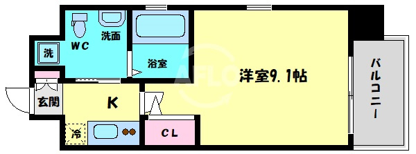 レジディア谷町の間取り|レジディア谷町　間取り