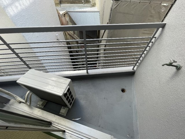 山海マンションのバルコニー