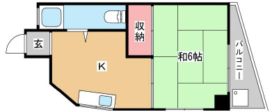 山海マンションの間取り