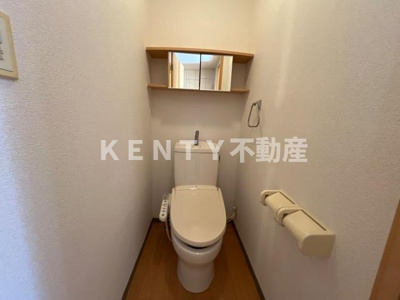 【トイレ】 | コーポ・リバーレイン | トイレもきれいです